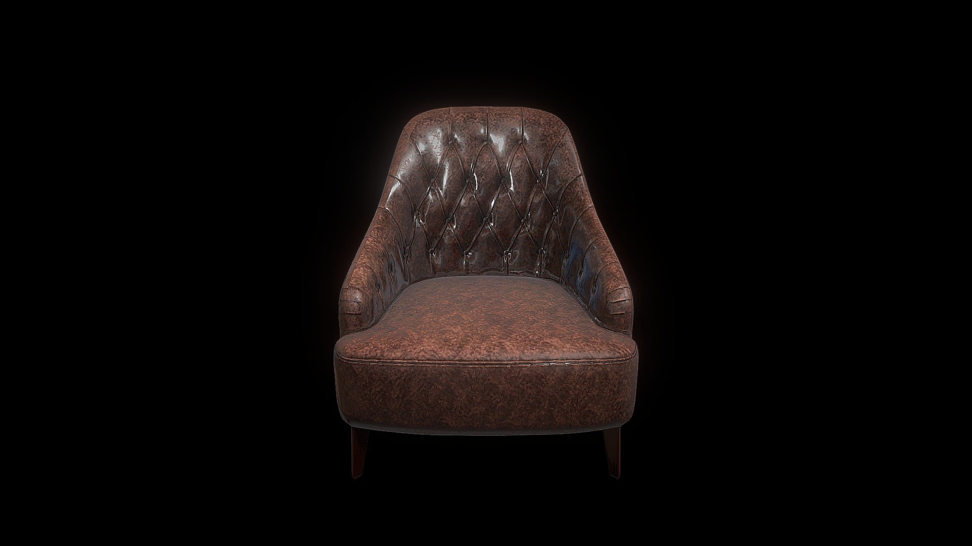 Oldfashioned armchair