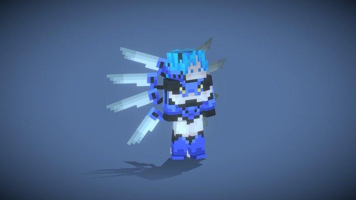 SE:ULTRACRAFT - A791 (Skin Render) 3D Model