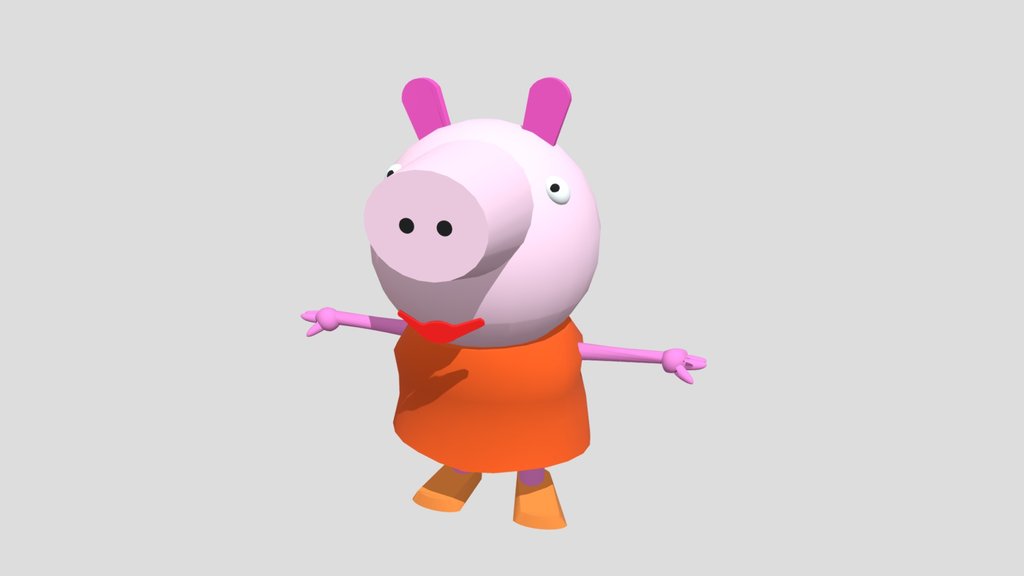 Very Old Piggy Neighbor Very Old Peppa Model
