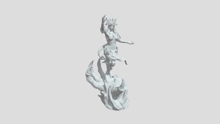 Tomb Queen model for tabletop 3D Model