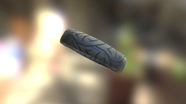 Motorcycle Tire Ring 3D Model