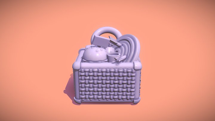 Cesta 3D Model