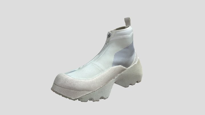 Converse Geo Forma Boot A COLD WALL Game Ready 3D Model