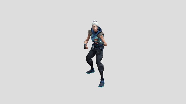 Jett (Fighting Stance) – Kostenloses 3D-Modell STL