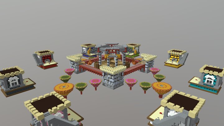 Bedwars: Playground 3D Model