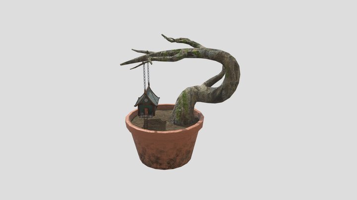 Treehouse Cake 3D Model
