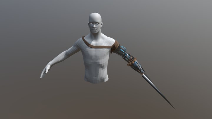 Steampunk Prosthesis 3D Model