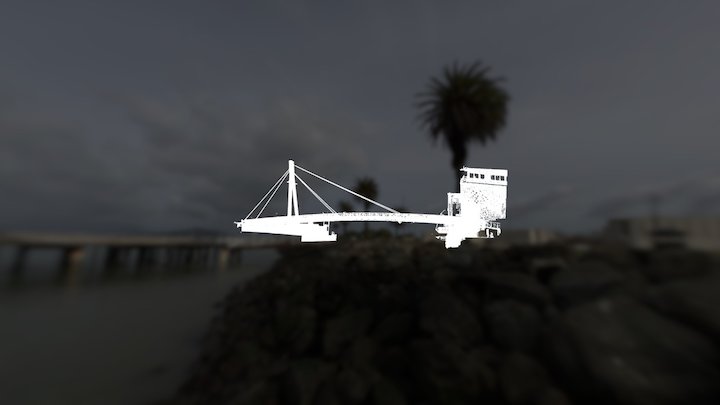 Millennium Bridge Leeds 3D Model