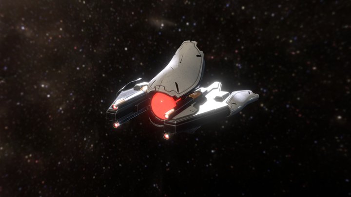 Enemy Fighter Ver1 3D Model