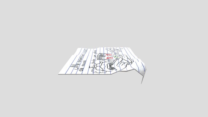 Bilhete da Rebelião 3D Model