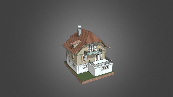Maison individuelle 3D Model