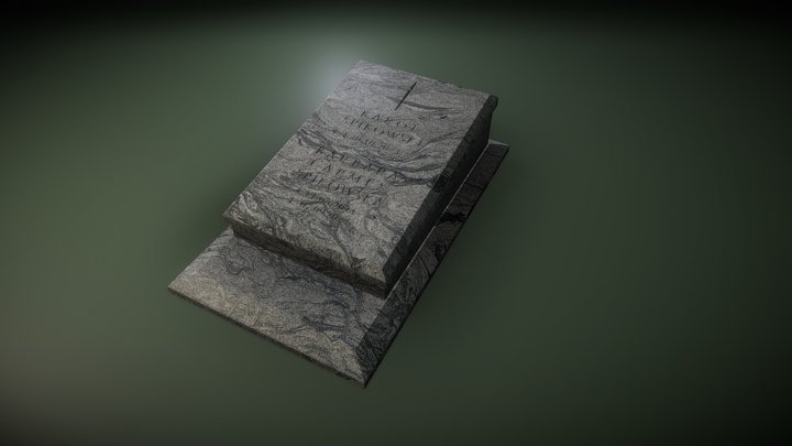 NAGROBEK PŁYTA 5 3D Model