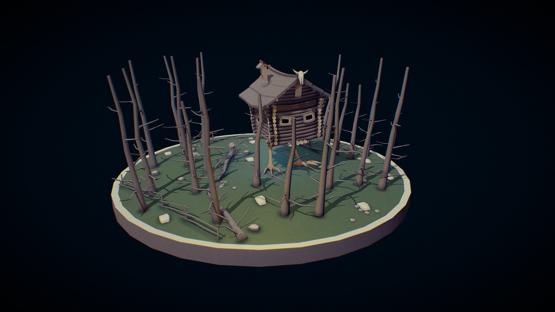 Baba Yaga's Hut-on-chicken's-legs (WIP)