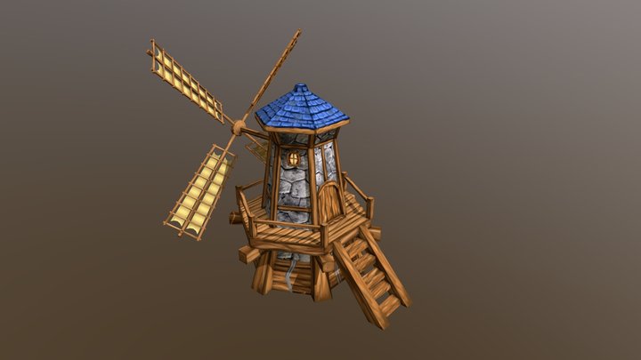 Windmill 3D Model