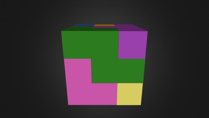 Puzzle Cube 3D Model