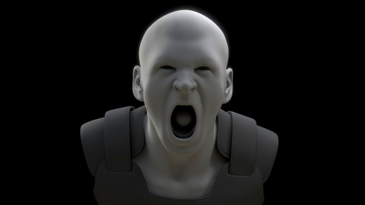 Image of screaming face