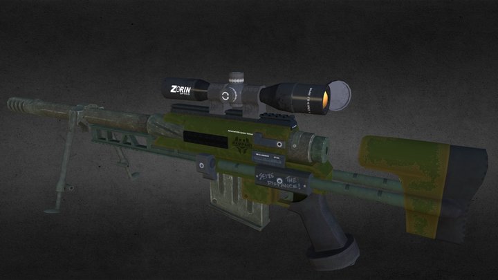 sniper 3D Model