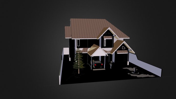 Model Disain Rumah Type RT PS 06 3D Model