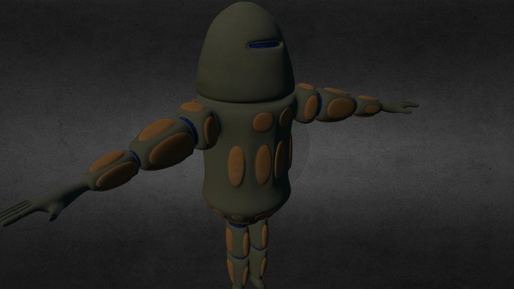 Cosmonaut 3D Model