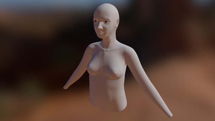 Base Mesh Female.blend 3D Model