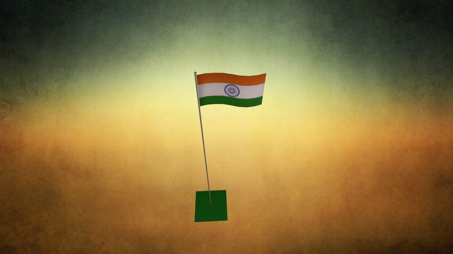 Indian Flag - 3D model by Chaitanya Krishnan (@chaitanyak) [6Zzuc1a ...