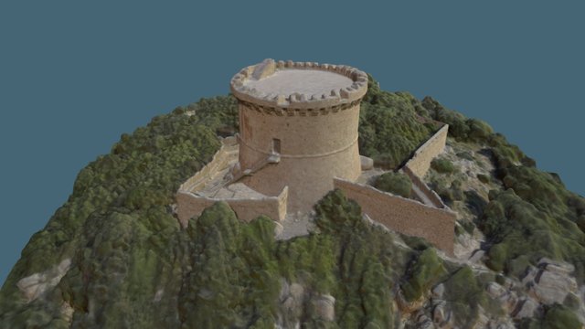 Tour génoise, 20110 Belvédère-Campomoro 3D Model