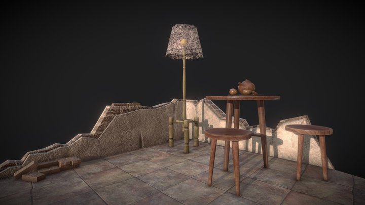 Tea Time 3D Model