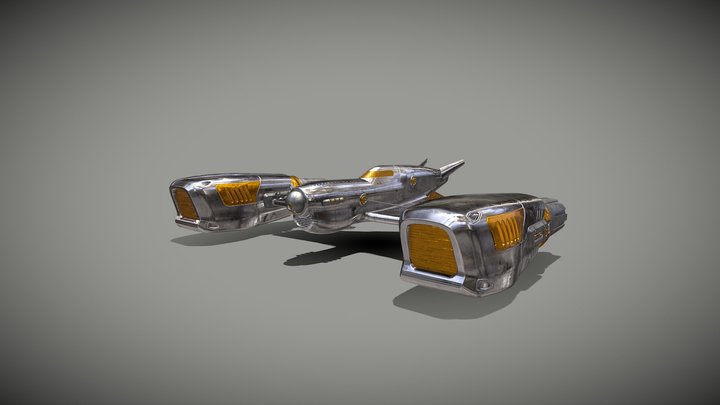 Racing pod concept 3D Model