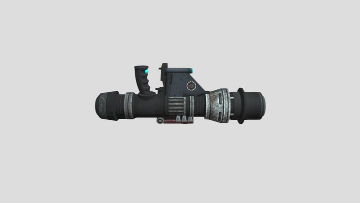 New Cameramen Laser Gun 3D Model