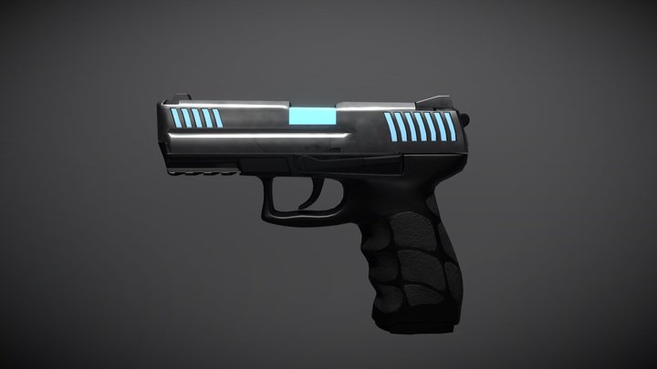 Pistol HK P30 3D Model