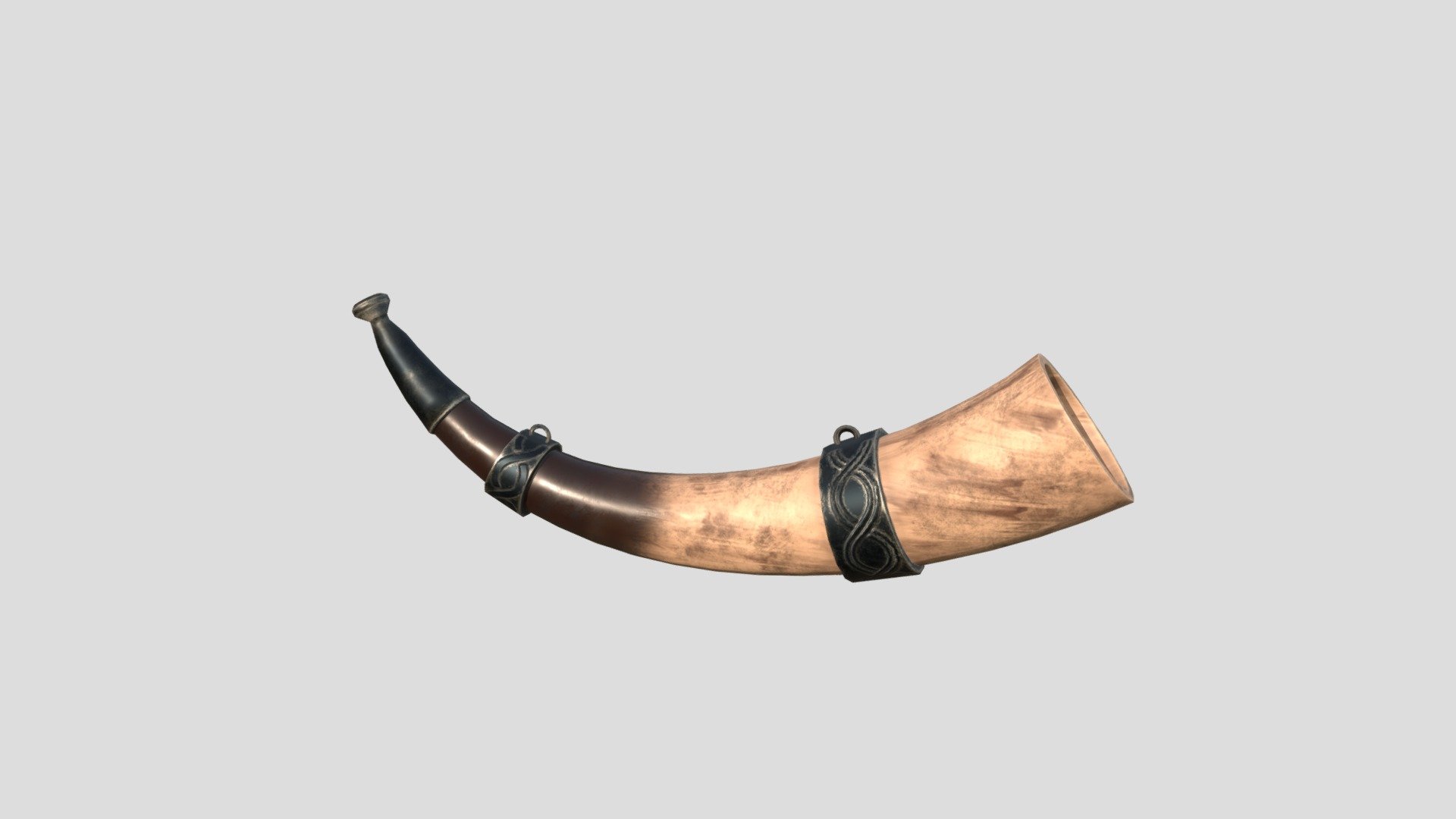 Medival Viking Horn Free To Use Download Free 3d Model By Blueoxel