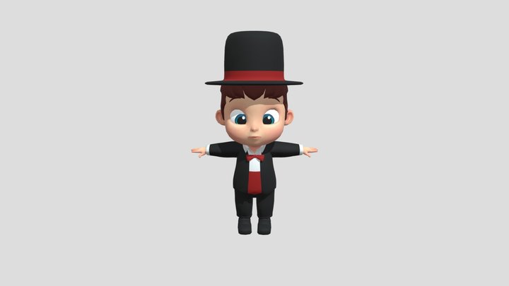 Mystic Magician _Rigged Character _Variation 01 3D Model