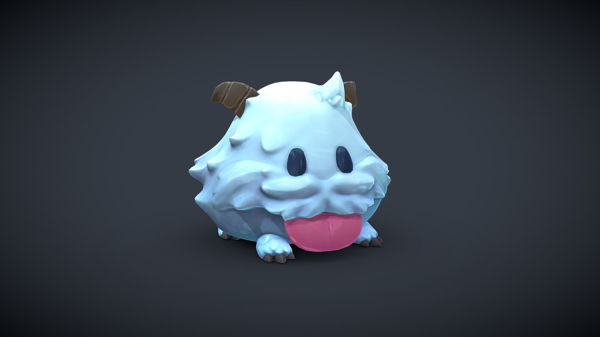 League of Legends Poro - Stylized Creature - 3D model by Ken Moyaert ...