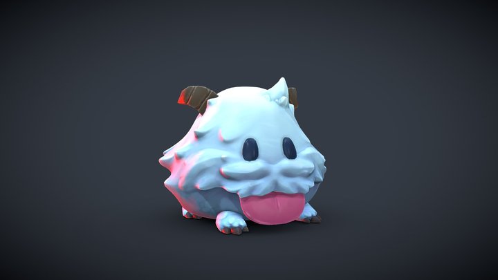 League of Legends Poro - Stylized Creature 3D Model
