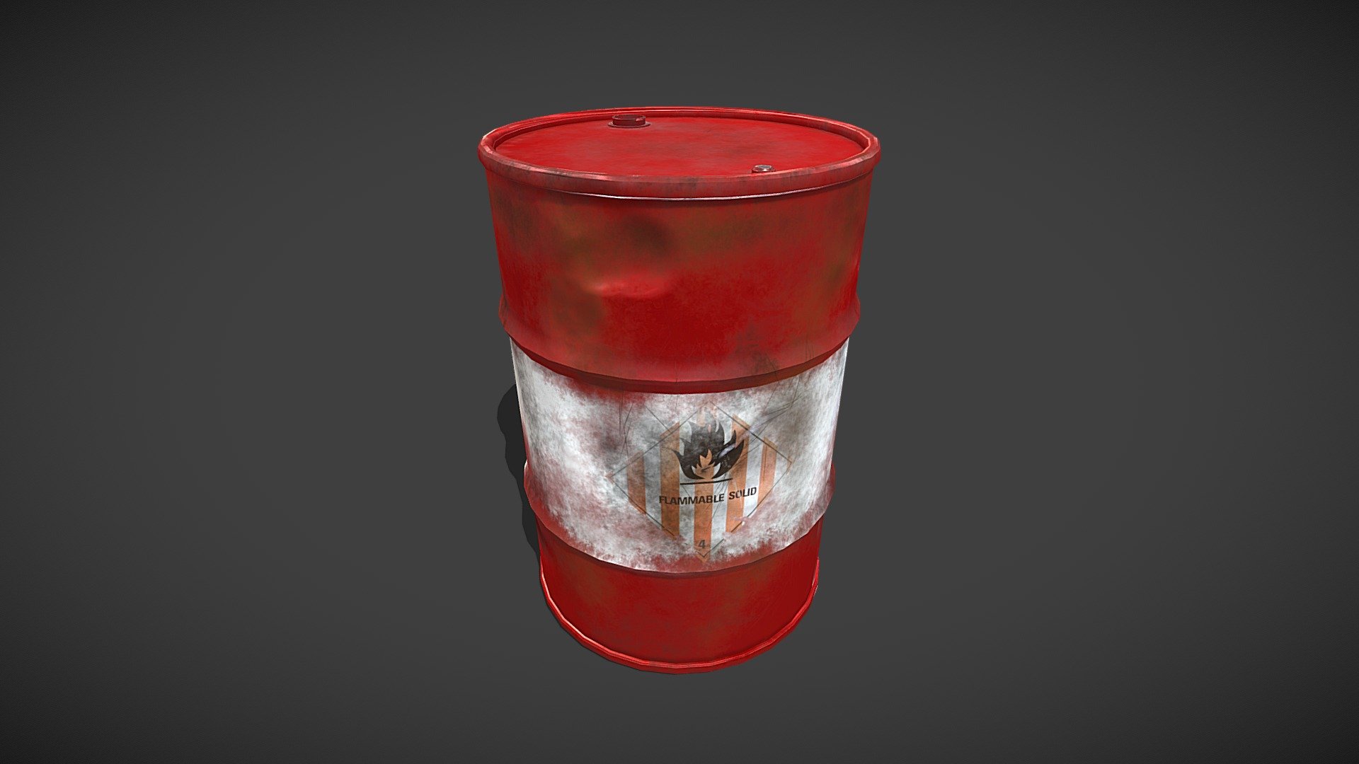 Red Oil Barrel