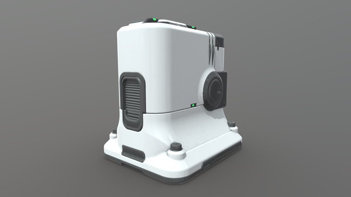 Scifi Machine 3D Model