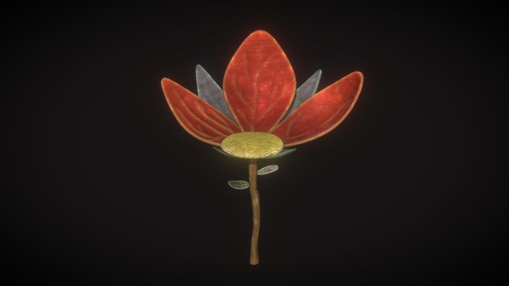 Plant Flower 3D Model
