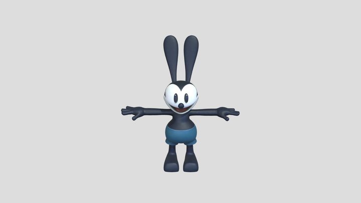 animateepicmickey2Oswald 3D Model