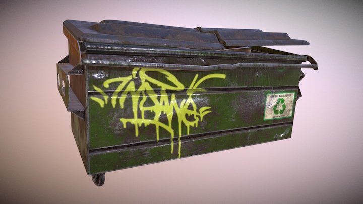 An old dumpster 3D Model