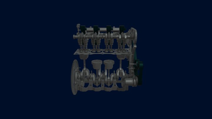 Sistema De Inyección 3D Model