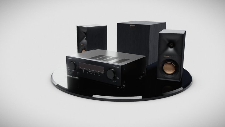 Audio System 3D Model