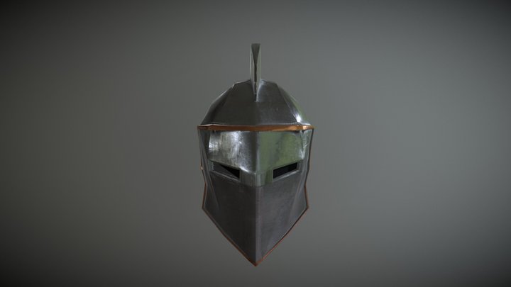 Knight's Helmet 3D Model