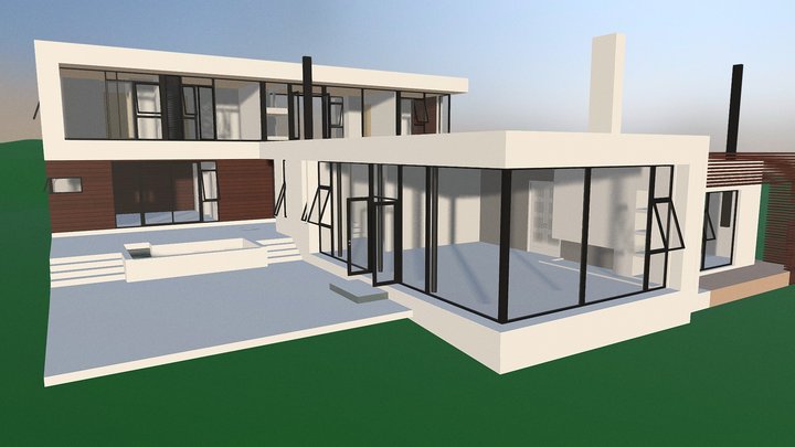 Casa Chicharro Sommer, Puerto Varas 3D Model