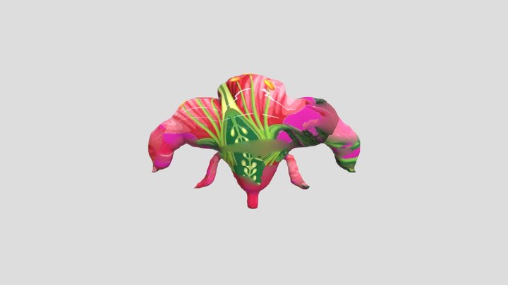 struktur bunga by daffa 3D Model