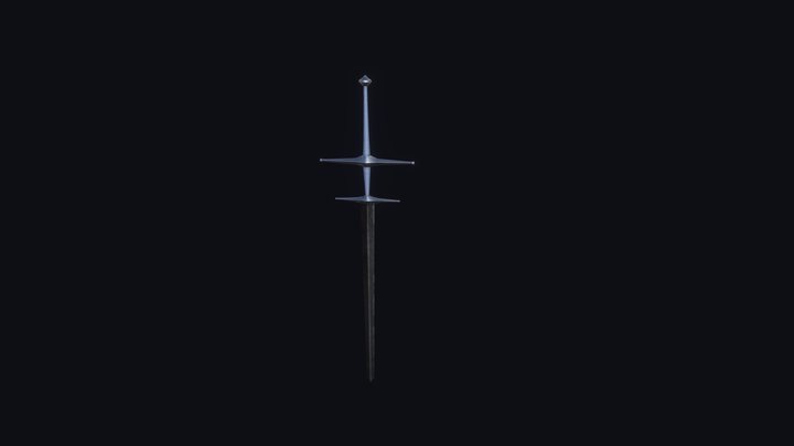 Double Handed Sword 3D Model