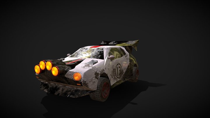 Rally Car V2 3D Model