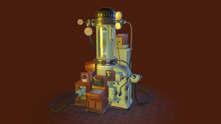 Virtual reality machine 3D Model