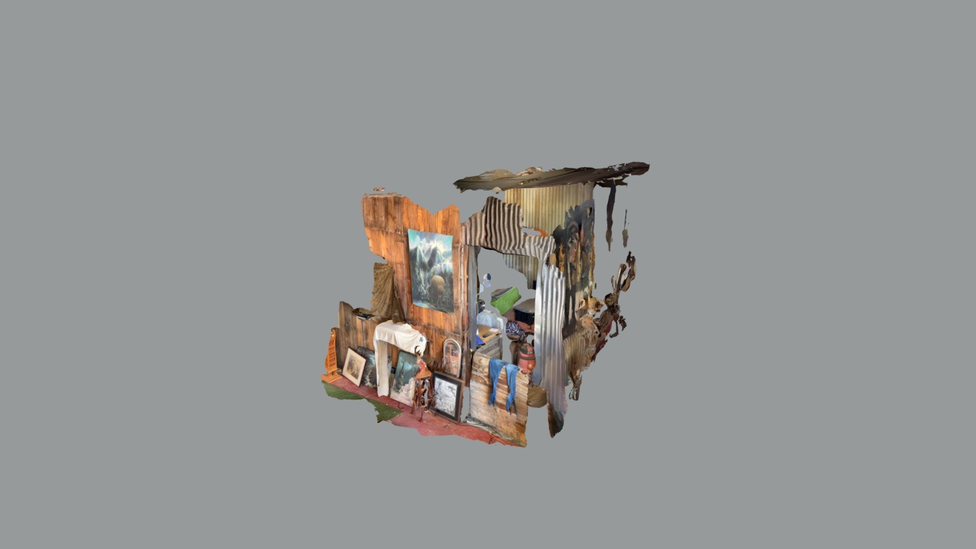 Steve’s art making room