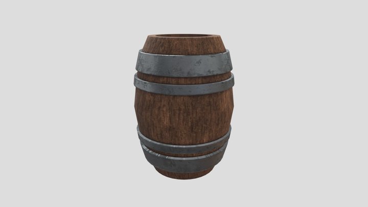 Nesten bra barrel 3D Model