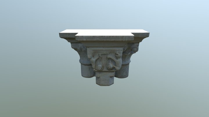 Phychostasia / Weighing of Souls capital 3D Model